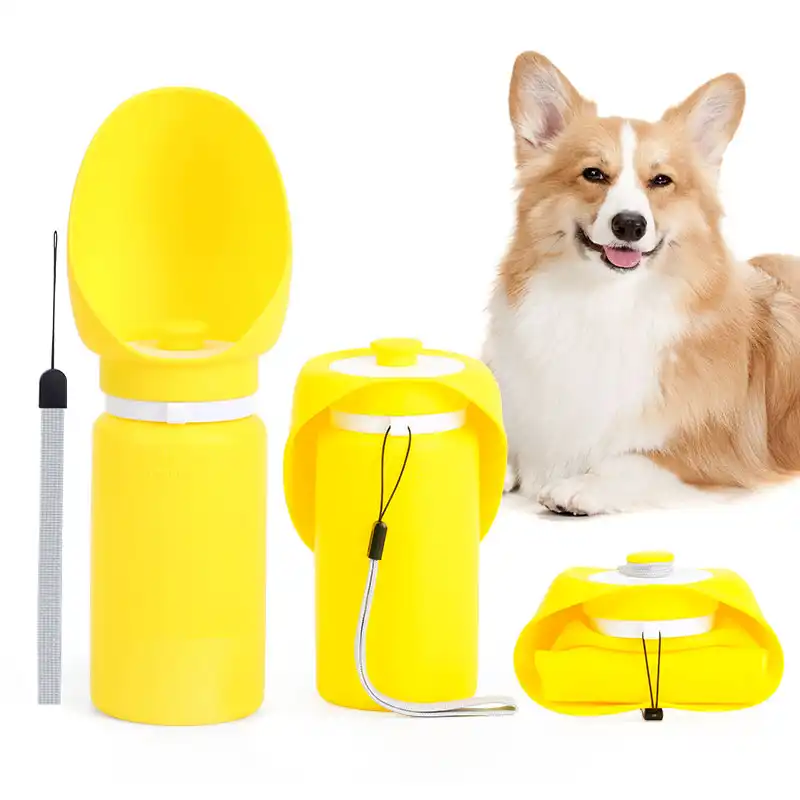 OEM Reusable Foldable Silicone Dog Water Bottle